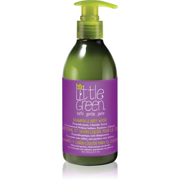Little Green Little Green Kids šampon i gel za tuširanje 2 u 1 za djecu 240 ml