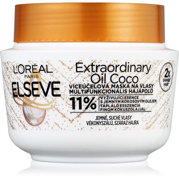 L’Oréal Paris L’Oréal Paris Elseve Extraordinary Oil Coconut hranjiva maska za normalnu i suhu kosu s kokosovim uljem 300 ml