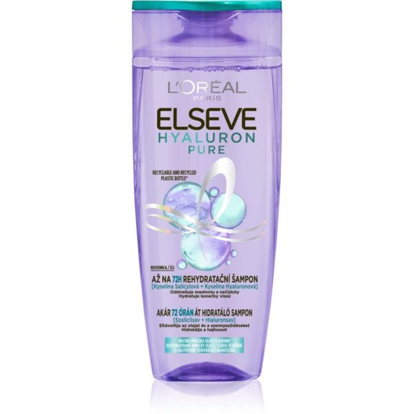 L’Oréal Paris L’Oréal Paris Elseve Hyaluron Pure hidratantni šampon za masno vlasište i suhe vrhove 250 ml