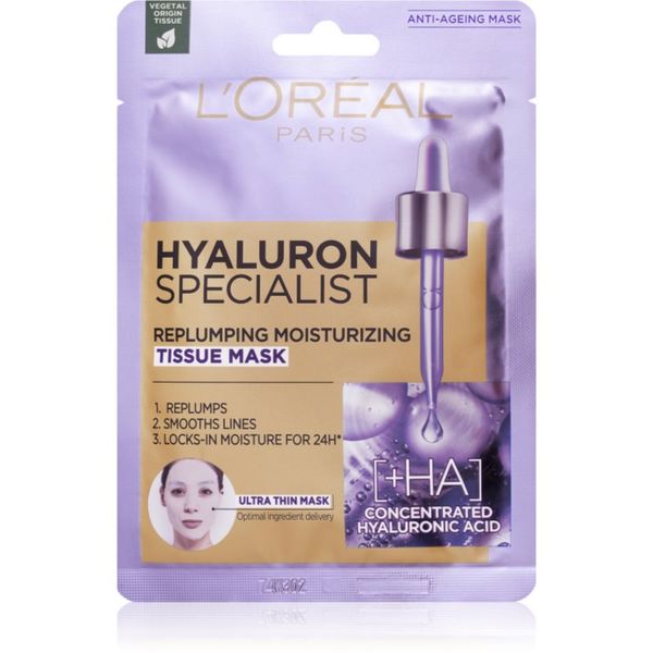 L’Oréal Paris L’Oréal Paris Hyaluron Specialist Sheet maska 28 g