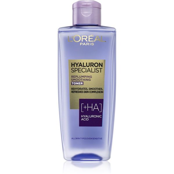 L’Oréal Paris L’Oréal Paris Hyaluron Specialist tonik za zaglađivanje s hijaluronskom kiselinom 200 ml