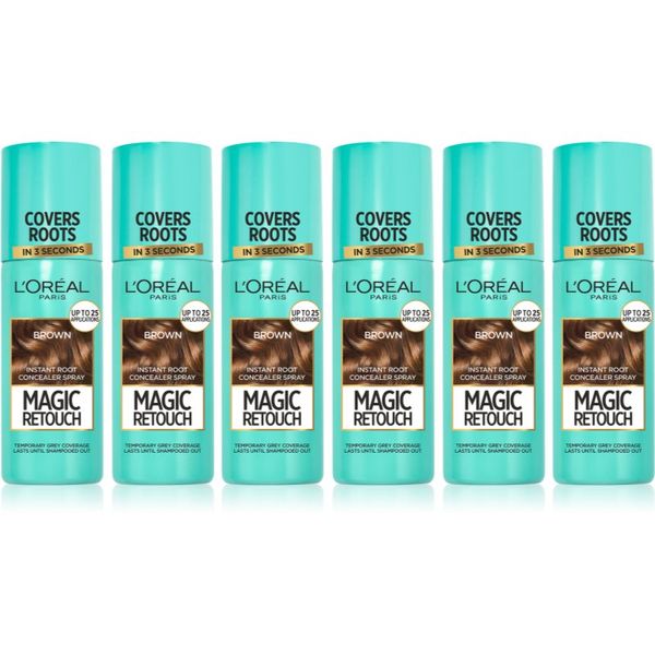 L’Oréal Paris L’Oréal Paris Magic Retouch instant sprej za prekrivanje izrasta Brown nijansa