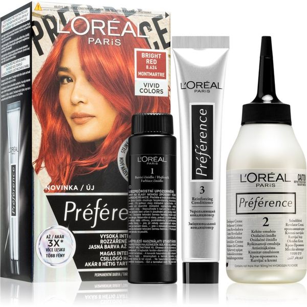 L’Oréal Paris L’Oréal Paris Préférence Vivids boja za kosu nijansa 8.624 bright red 1 kom