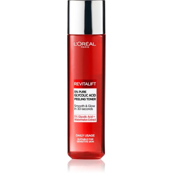 L’Oréal Paris L’Oréal Paris Revitalift Glycolic peeling toner eksfolijacijski tonik za čišćenje 180 ml