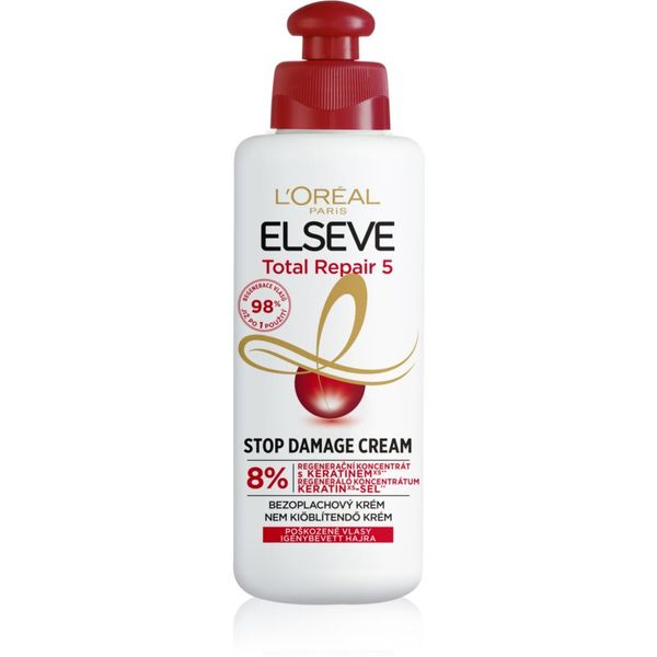 L’Oréal Paris L’Oréal Paris Total Repair 5 Stop Damage Cream njega bez ispiranja s keratinom 200 ml