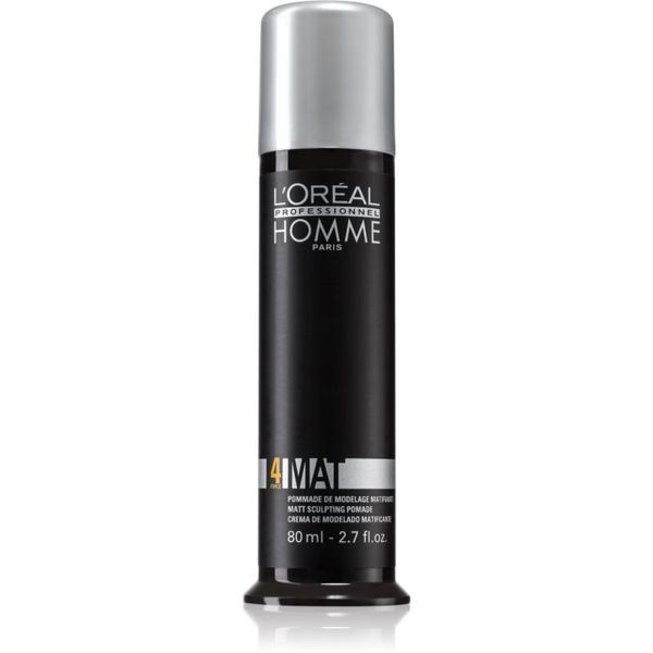 L’Oréal Professionnel L’Oréal Professionnel Homme 4 Force Mat pasta za modeling s mat učinkom 80 ml