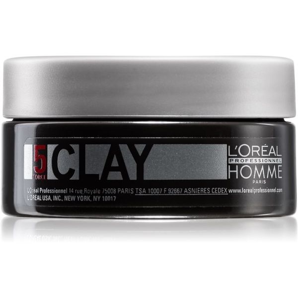 L’Oréal Professionnel L’Oréal Professionnel Homme 5 Force Clay blato za modeling jako učvršćivanje 50 ml