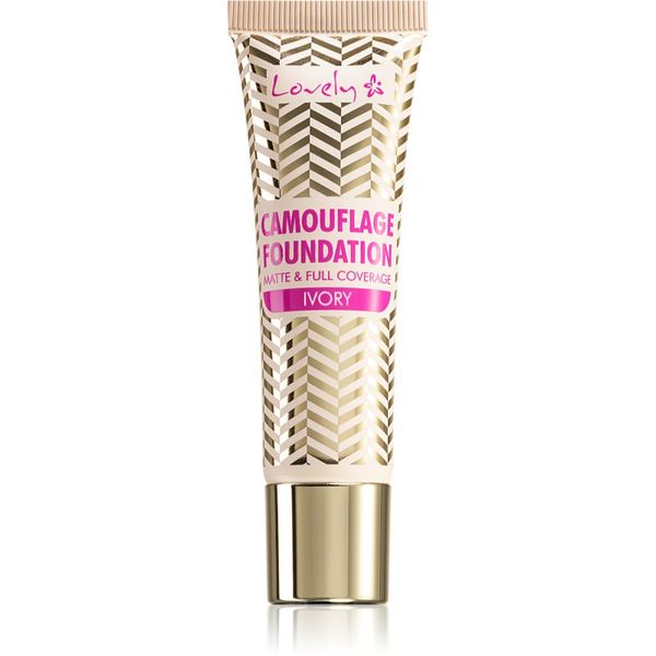 Lovely Lovely Camouflage puder s visokim prekrivanjem nijansa Ivory 25 g