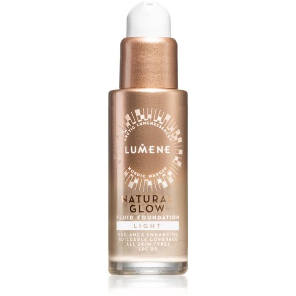Lumene Lumene Natural Glow posvjetljujući puder za prirodni izgled SPF 20 nijansa 0.5 Light 30 ml