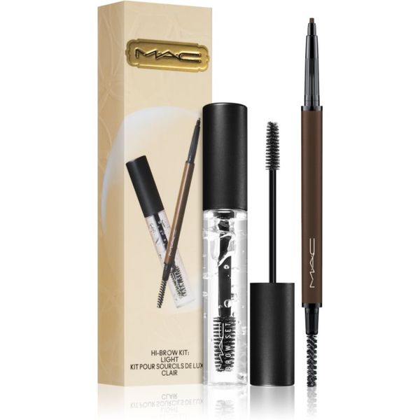 MAC Cosmetics MAC Cosmetics Bubbles & Bows Hi-Brow Kit poklon set za obrve nijansa Light 2 kom