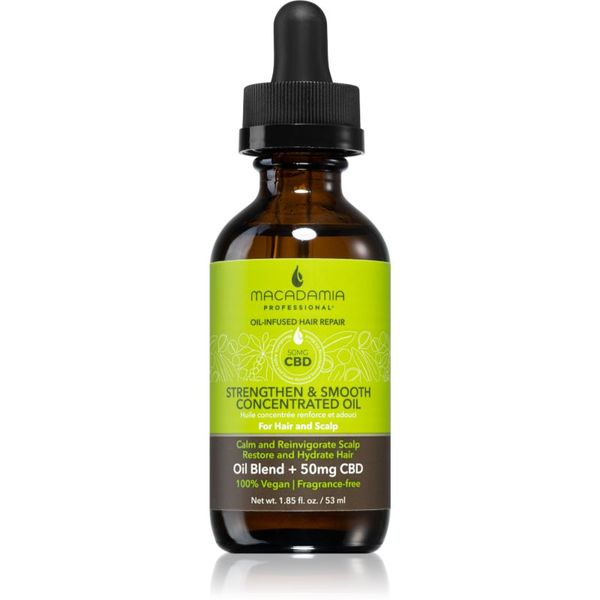 Macadamia Natural Oil Macadamia Natural Oil Strengthen & Smooth regenerirajuće ulje s detoksikacijskim učinkom za kožu i korijen kose 53 ml