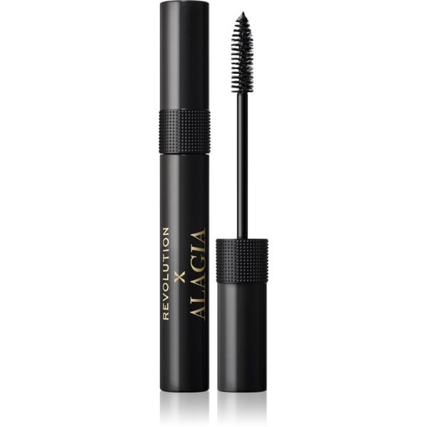 Makeup Revolution Makeup Revolution X Alagia Fill Fluffy maskara za veći volumen i uvijanje trepavica nijansa Black 10 ml