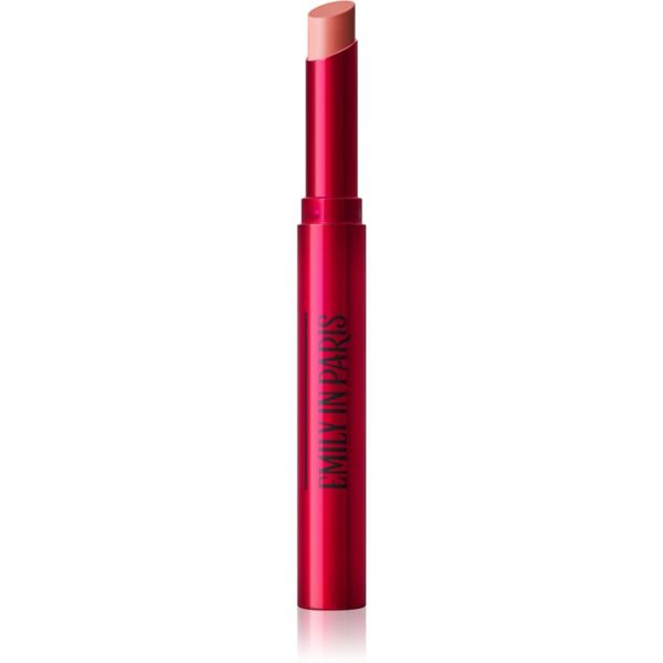 Makeup Revolution Makeup Revolution X Emily In Paris visoko pigmentirani kremasti ruž s mat efektom nijansa Mindy Taupe Nude 2 g