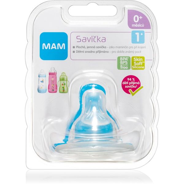 MAM MAM Baby Bottles Teat V1 sisač za bočicu Slow Flow 0m+ 1 kom