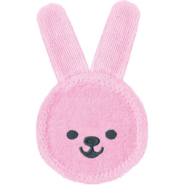 MAM MAM Oral Care rukavica za čišćenje zuba 0m+ Rabbit Pink 1 kom