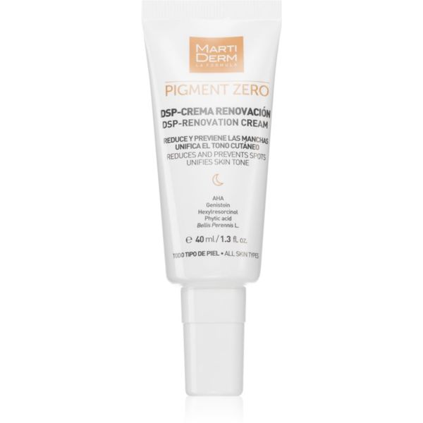 Martiderm MartiDerm Pigment Zero DSP-Cream krema za noć protiv pigmentnih mrlja 40 ml