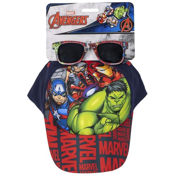 Marvel Marvel Avengers Set Cap & Sunglasses set za djecu 3+ years Size 53 cm 1 kom