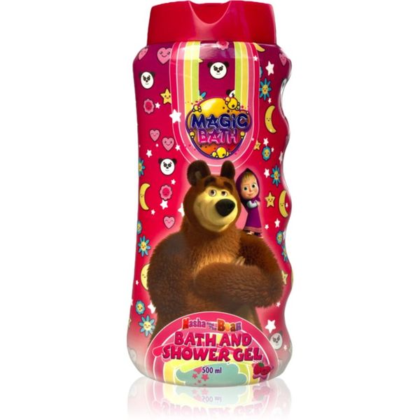 Masha & The Bear Masha & The Bear Magic Bath Bath & Shower Gel gel za kupku i tuširanje za djecu 500 ml