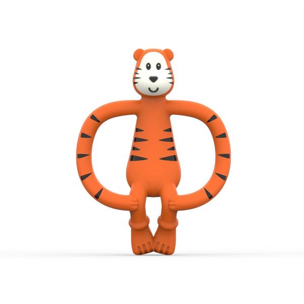 Matchstick Monkey Matchstick Monkey Animal Collection četkica za zube s grickalicom Tiger 1 kom