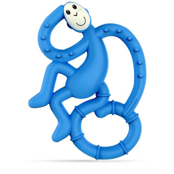 Matchstick Monkey Matchstick Monkey Mini Monkey Teether grickalica za bebe s antimikrobnim sastojkom Blue 1 kom
