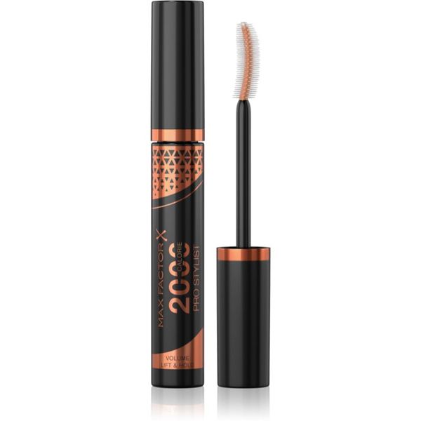 Max Factor Max Factor 2000 Calorie Pro Stylist maskara za volumen i uvijanje trepavica nijansa Black 9 ml