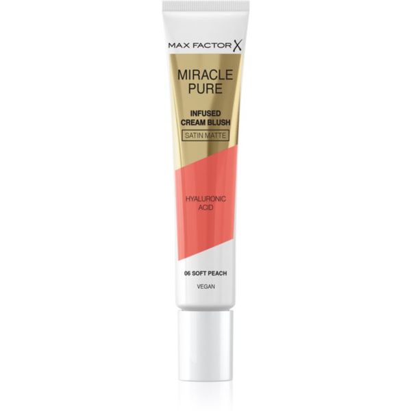 Max Factor Max Factor Miracle Pure kremasto rumenilo nijansa 06 Soft Peach 15 ml