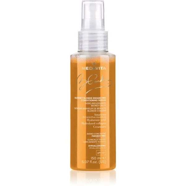 Medavita Medavita Blondie Sunset Blonde Enhancing Serum serum za uljepšavanje za obojenu kosu 150 ml