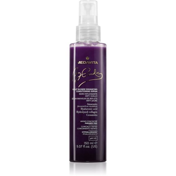 Medavita Medavita Blondie Violet Blonde Enhancing Serum serum za uljepšavanje za obojenu kosu 150 ml