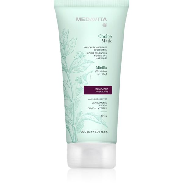 Medavita Medavita Choice Aubergine hranjiva maska za obojenu kosu 200 ml