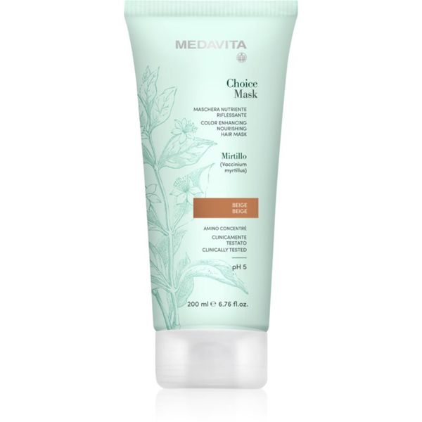 Medavita Medavita Choice Beige hranjiva maska za obojenu kosu 200 ml