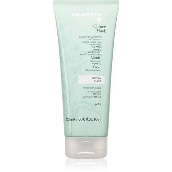 Medavita Medavita Choice Color Enhancing Nourishing hranjiva maska za obojenu kosu 200 ml