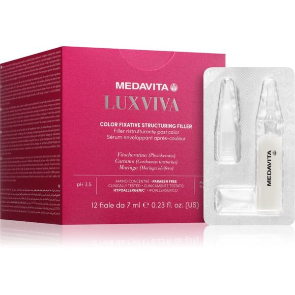 Medavita Medavita LUXVIVA Color Fixative Structuring Filler ampule nakon bojanja za sve tipove kose 12x7 ml