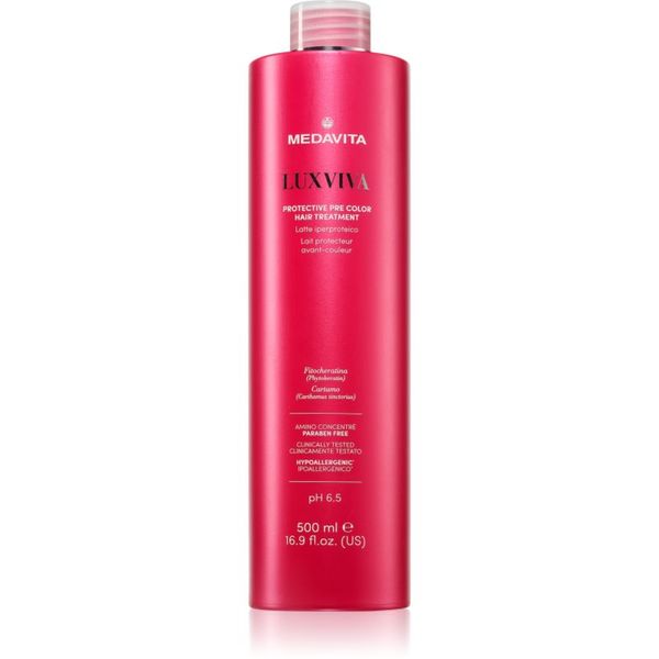 Medavita Medavita LUXVIVA Protective Pre Color Hair Treatment zaštitno mlijeko za kosu 500 ml