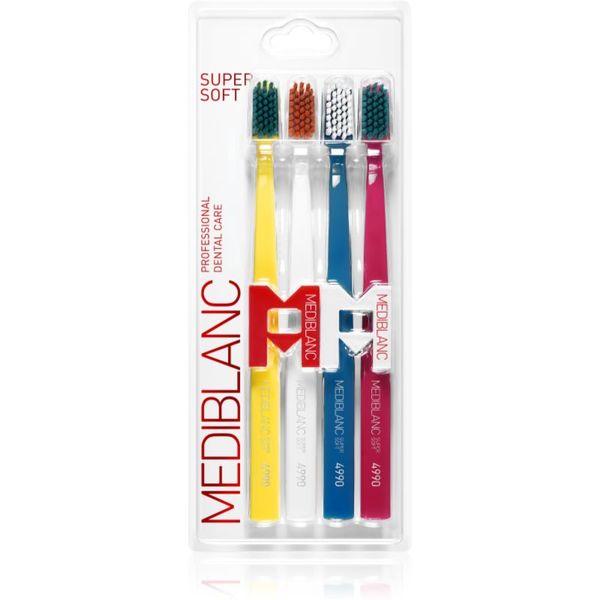 MEDIBLANC MEDIBLANC 4990 Super Soft četkice za zube izuzetno mekano 4 kom