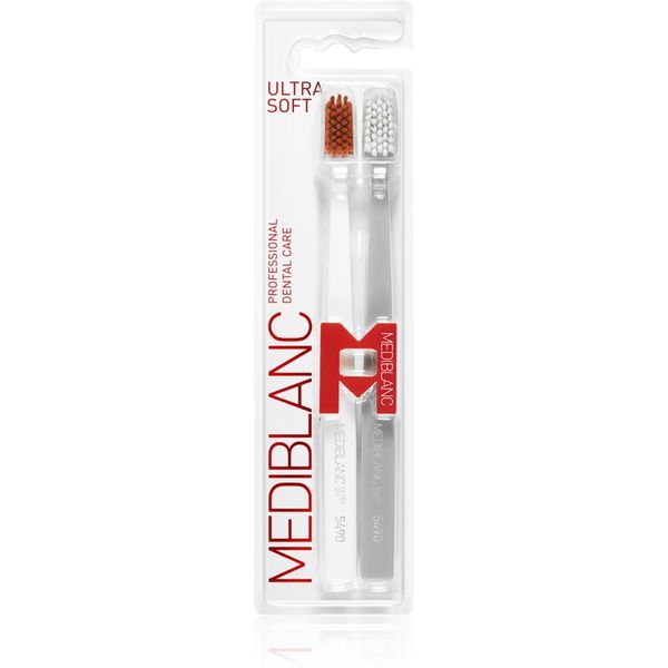MEDIBLANC MEDIBLANC 5490 Ultra Soft četkice za zube ultra soft White, Grey 2 kom