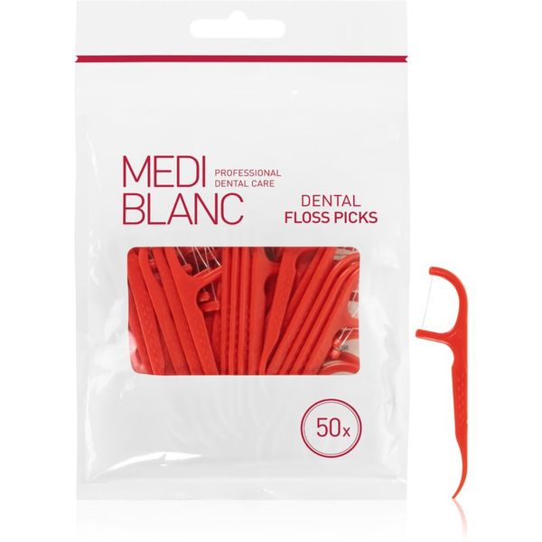 MEDIBLANC MEDIBLANC Dental Floss Picks zubne čačkalice s koncem 50 kom