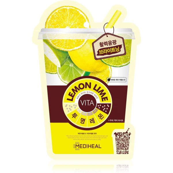 MEDIHEAL MEDIHEAL Vita Mask Lemon Lime sheet maska za blistav ten 20 ml