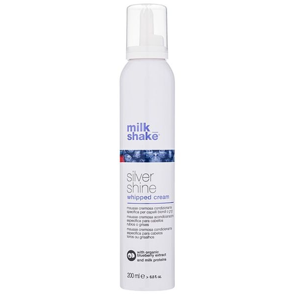 Milk Shake Milk Shake Silver Shine kremasta pjena za plavu kosu neutralizirajući žuti tonovi 200 ml