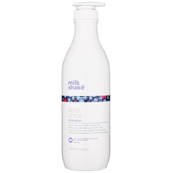 Milk Shake Milk Shake Silver Shine šampon za plavu kosu neutralizirajući žuti tonovi 1000 ml