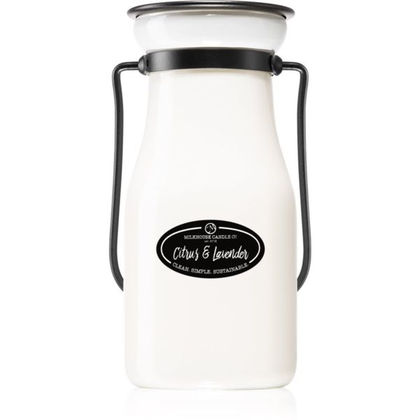 Milkhouse Candle Co. Milkhouse Candle Co. Creamery Citrus & Lavender mirisna svijeća Milkbottle 227 g