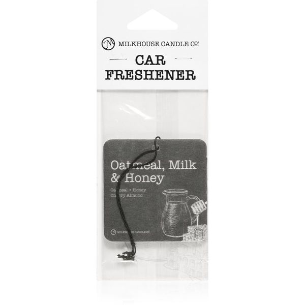 Milkhouse Candle Co. Milkhouse Candle Co. Creamery Oatmeal, Milk & Honey viseća mirisna oznaka za auto 1 kom