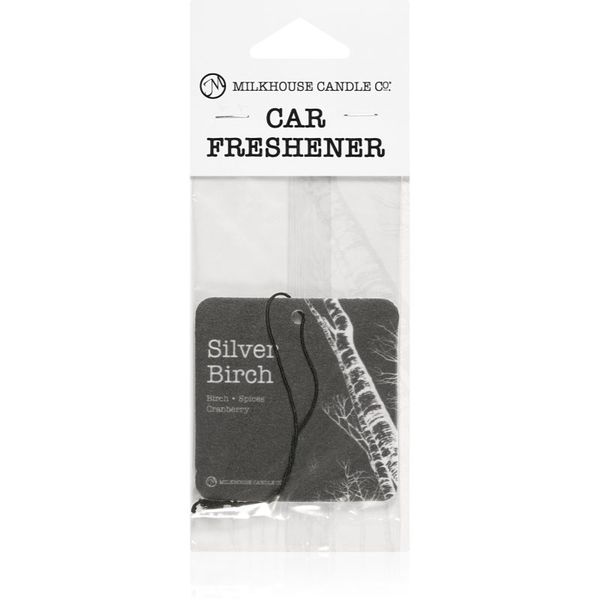 Milkhouse Candle Co. Milkhouse Candle Co. Creamery Silver Birch viseća mirisna oznaka za auto 1 kom