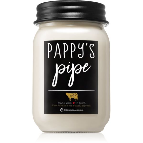 Milkhouse Candle Co. Milkhouse Candle Co. Farmhouse Pappy's Pipe mirisna svijeća Mason Jar 368 g
