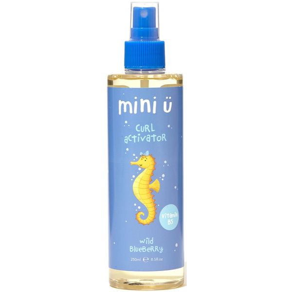 Mini-U Mini-U Curl Activator Wild Blueberry aktivacijski sprej za kovrčavu kosu za djecu 250 ml