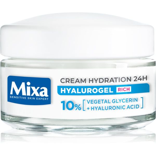 MIXA MIXA Hyalurogel Rich dnevna intenzivna hidratantna krema s hijaluronskom kiselinom 50 ml