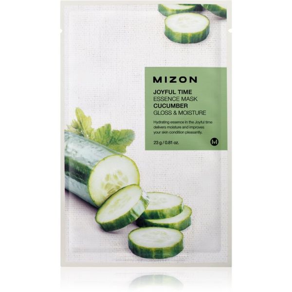 Mizon Mizon Joyful Time Cucumber Sheet maska za posvjetljivanje s hidratacijskim učinkom 23 g