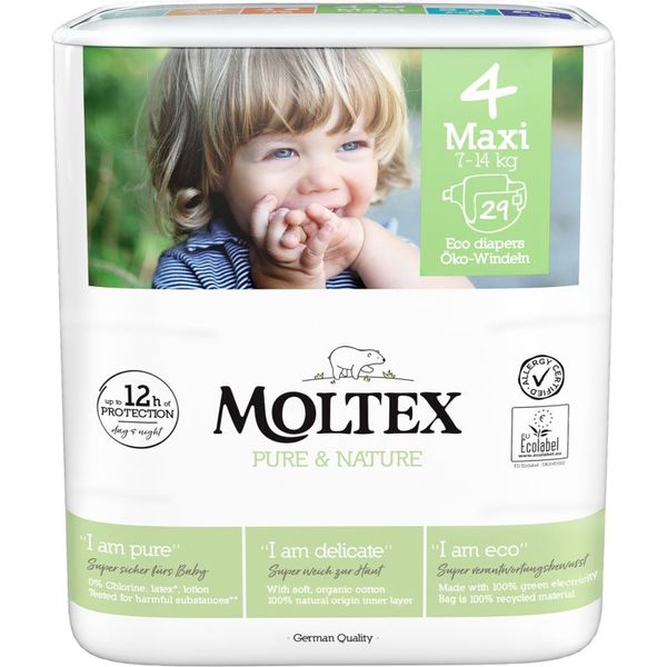 Moltex Moltex Pure & Nature Maxi Size 4 jednokratne EKO pelene 7-14 kg 29 kom