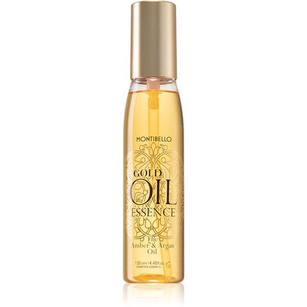 Montibello Montibello Gold Oil Amber & Argan Oil regenerirajuće i zaštitno ulje za oštećenu kosu i ispucale vrhove s arganovim uljem 130 ml