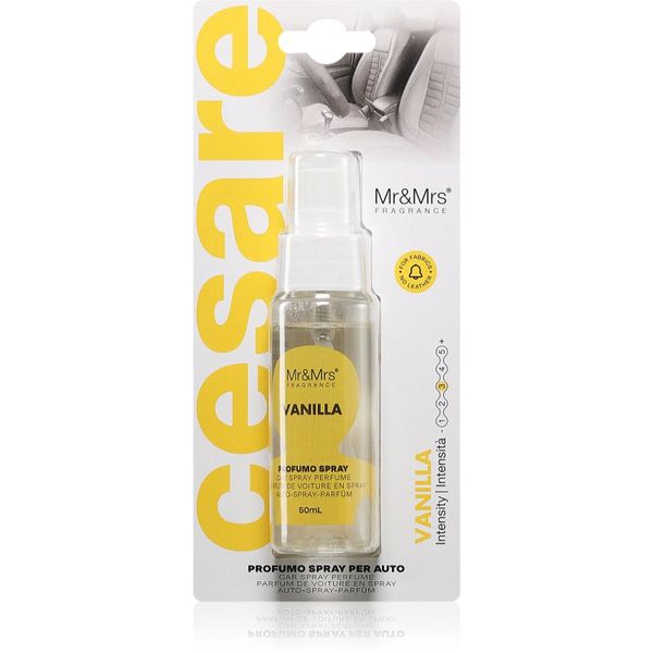 Mr & Mrs Fragrance Mr & Mrs Fragrance Cesare Vanilla osvježivač zraka za auto 50 ml