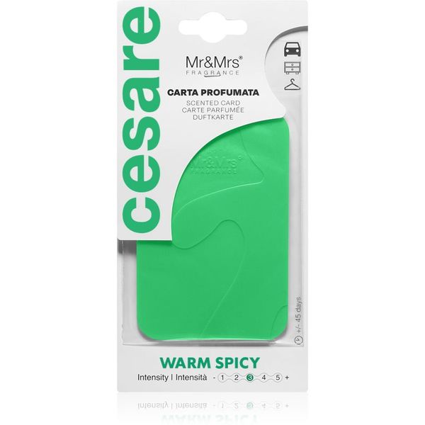Mr & Mrs Fragrance Mr & Mrs Fragrance Cesare Warm Spicy viseća mirisna oznaka 1 kom